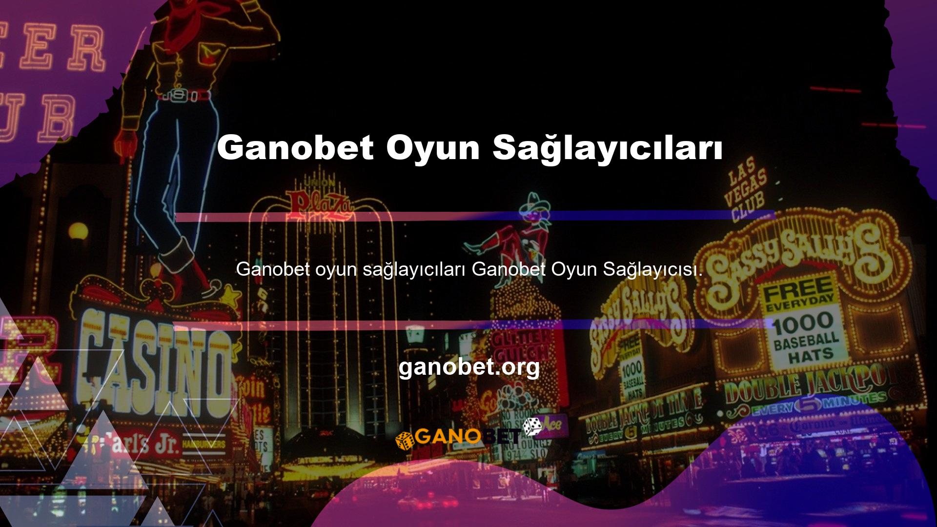 Kullanıcılar Casino seçeneği sunan Ganobet ülkemizde uzun zamandır faaliyet göstermektedir